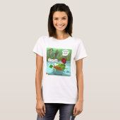 T-shirt Drôle Vegan Hunters Rick London Cartoon (Devant entier)