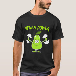 T-shirt Drôle Vegan Power Cadeau Pour Gym Lover Weight Lif