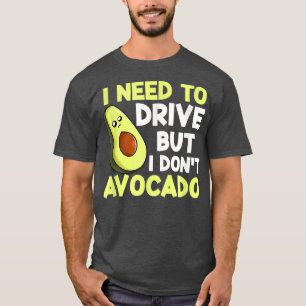 T-shirt Drôle Vegan Pun Veganism avocados Vegan