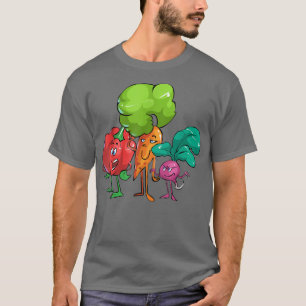 T-shirt Drôle Vegetables Légumes Légume Végétarien Végétar