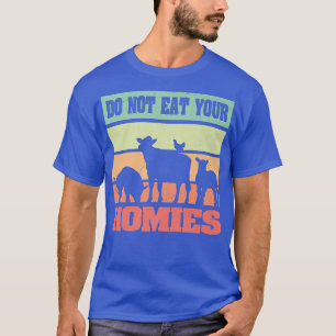 T-shirt Drôle Végétarien Dit Ne Pas Manger Vos Hommes Veg