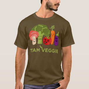 T-shirt Drôle Veggie Art Pour Hommes Femmes Enfants Vegan