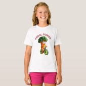 T-shirt Drôle Veggie Rider (Devant entier)