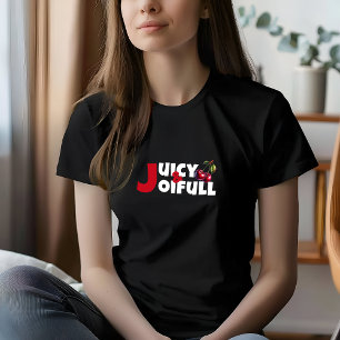 T-shirt Drôle vibe cerise rouge blanc slogan fête des mère