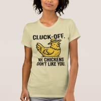 Drôle Vintage Cluk Off Amateur de Poulet Minimalis
