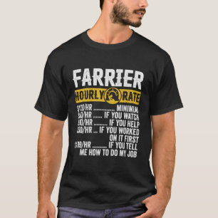 T-shirt Drôle Vintage Farrier Vêtement Blacksmithing Horai