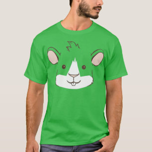 T-shirt Drôle visage de cochon de Guinée