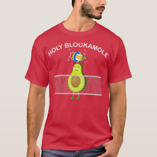 T-shirt Drôle Volley-ball Pour Hommes Femmes Saint Guacamo