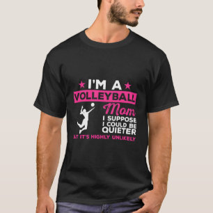 T-shirt Drôle Volleyball Maman Pourrait Être Un Cadeau Plu