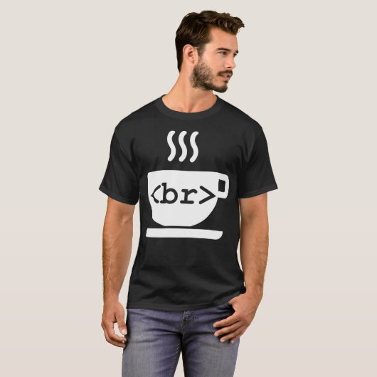 T-shirt Drôle Web Developer Coffee Coffee Coding (Devant entier)