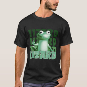 T-shirt Drôle Weirdcore Animal Femmes Hommes Lizard Lizard