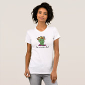 T-shirt Drôle WEIRDOS Sleepy Cartoon (Devant entier)
