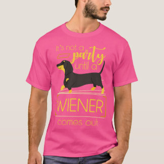 T-shirt Drôle Wiener Dog Citation Dachshund
