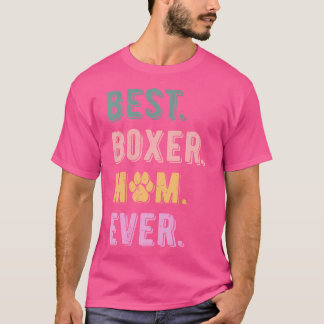 T-shirt Drôle Wo Boxer Chien