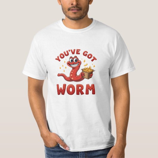 T-shirt Drôle Worm cadeau (Devant)