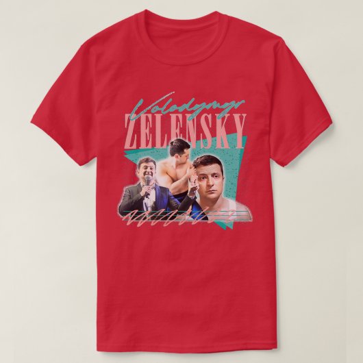 T-shirt Drôle Zelensky Ukraine (Design devant)