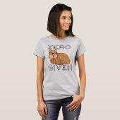 T-shirt Drôle Zero Fox Donné (Devant entier)