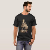 T-shirt Drôles de Bruh citations drôle de Capybara Meme Sa (Devant entier)