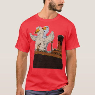 T-shirt Drôles de canards oies jeu de mots mème hommes fem