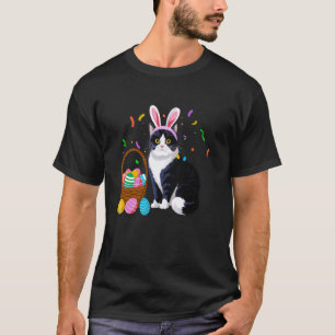 T-shirt Drôles de œufs de Pâques Costume Oreilles de Lapin
