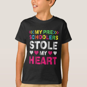 T-shirt Drôles de petits écoliers ont volé mon cœur Enfant