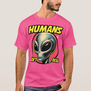 T-shirt Drôles d'humains ne sont pas vraiment mignons d'al