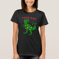 drôles+noël+chemise,arbre+rex+noël,t-rex+din