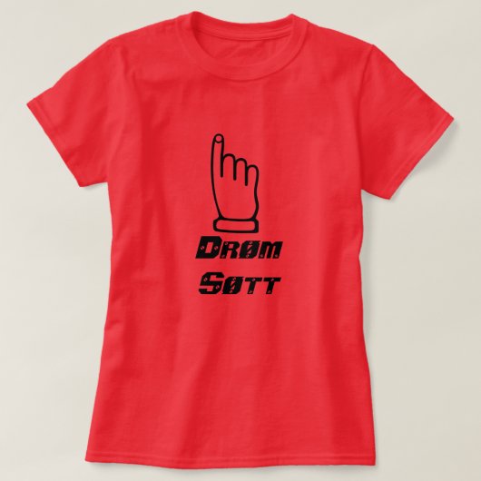 T-shirt Drøm søtt - rêve doux (Design devant)
