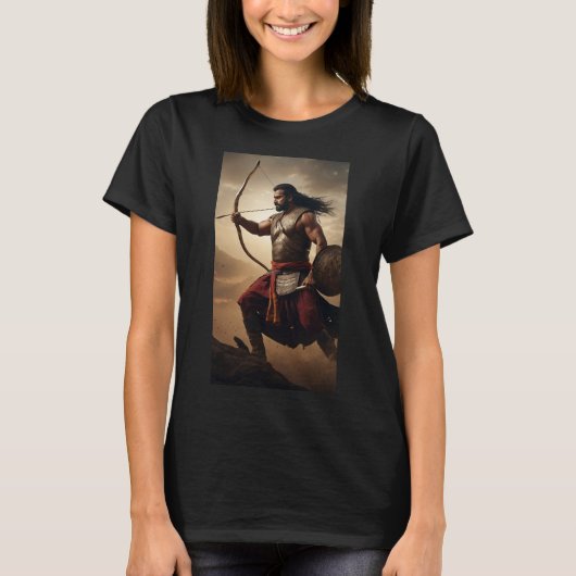 T-shirt Dronacharya : Mentor du gourou des guerriers de Ma (Devant)