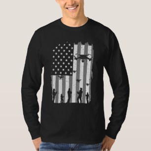 T-shirt Drone Art Pour Hommes Femmes Pilote De Drone Quadc