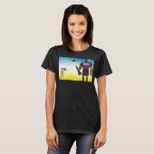 T-shirt Drone Noir Ukrainien (Devant entier)