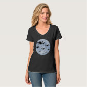 T-shirt Drone Pilot Drones Swarm Drone Shoal Moon (Devant entier)