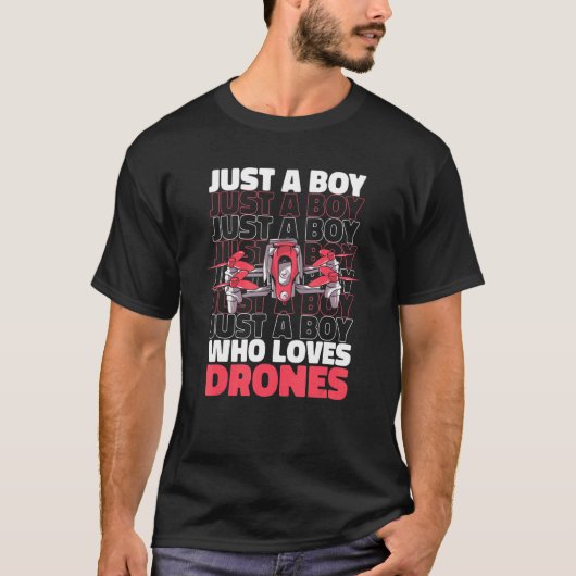 T-shirt drone pilote Quadcopter (Devant)