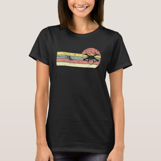 T-shirt Drone Quadrocopter drone pilote drone volant (Devant)
