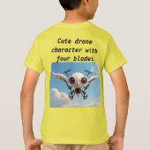 T-shirt Drone Skyward : Vol adorable (Dos)