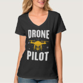 T-shirt Drone Test Pilot Quadcopter (Devant)