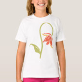 T-shirt drooping Flower Girls (Devant)
