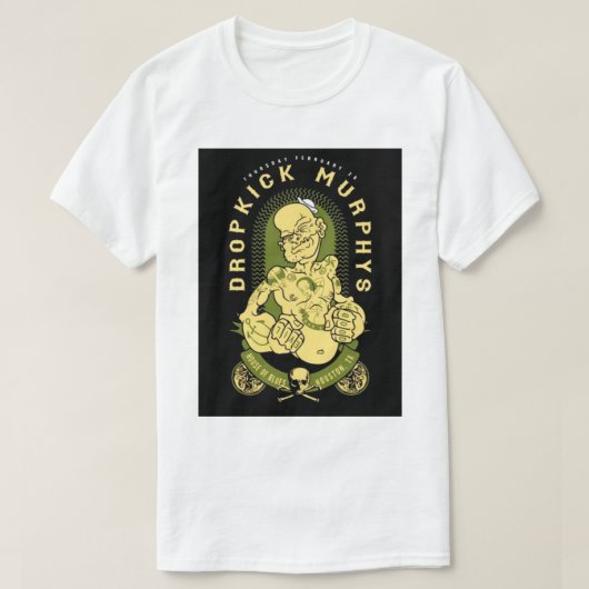 T-shirt Dropkick Art Dropkick Popeye Dropkick Blues (Design devant)