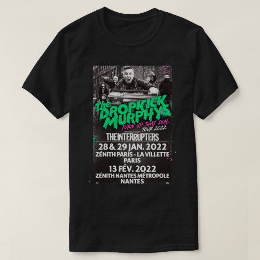 T-shirt Dropkick Murphys   (Design devant)