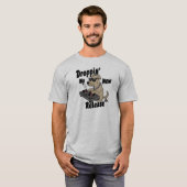 T-shirt Droppin' My New Release Chien Hip-Hop (Devant entier)