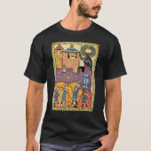 T-shirt Dropping Rocks, Manesse de Codex du XIVe siècle (Devant)