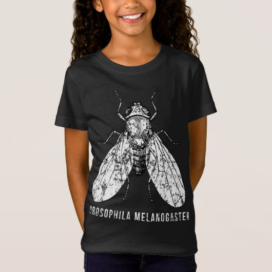 T-Shirt Drosophila Melanogaster pour les scientifiques et  (Devant)