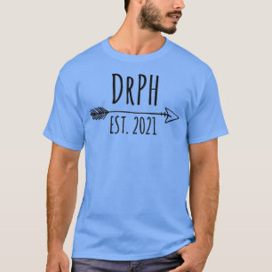 T-shirt DrPH Est 2021 Docteur en santé publique 2021 Diplô
