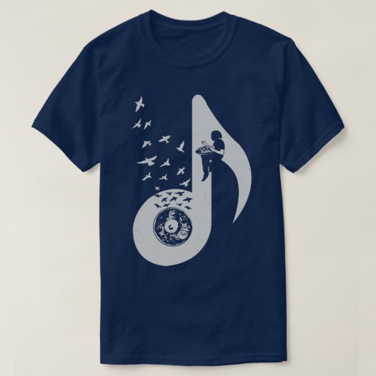 T-shirt Drum à percussion musicale (Design devant)