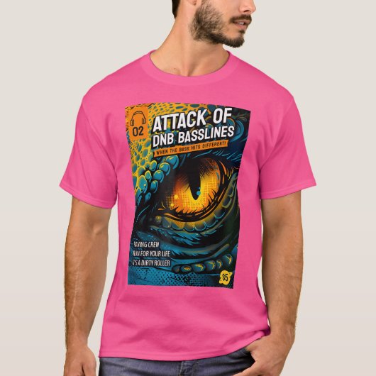 T-shirt Drum Et Basse Dnb Dubstep Liquide (Devant)