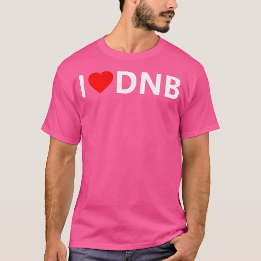 T-shirt Drum Et Basse Dnb Love Rave (Devant)