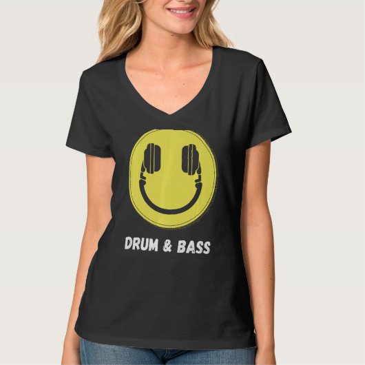 T-shirt Drum et basse EDM Music DNB (Devant)