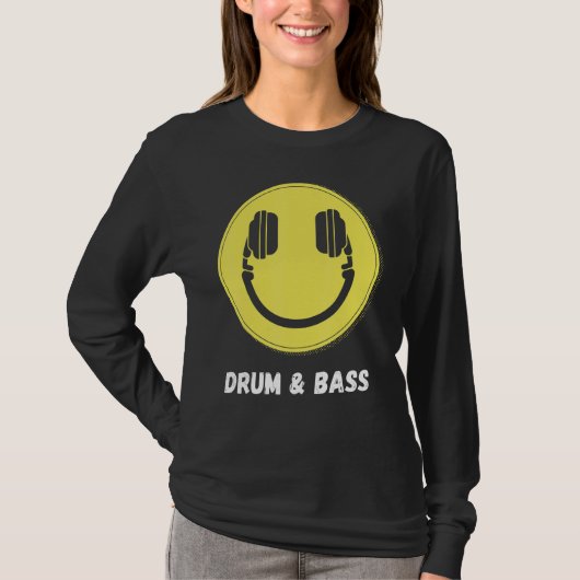 T-shirt Drum et basse EDM Music DNB (Devant)
