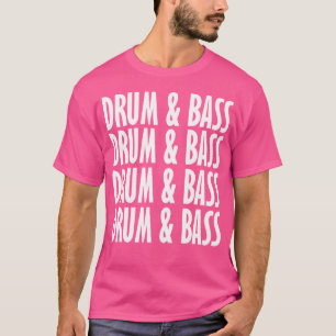 T-shirt Drum Et Basse Musique Liquide Jungle Edm Cool Drum