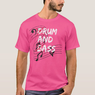T-shirt Drum Et Basse Sarcastique Funny Rhythm Instruments